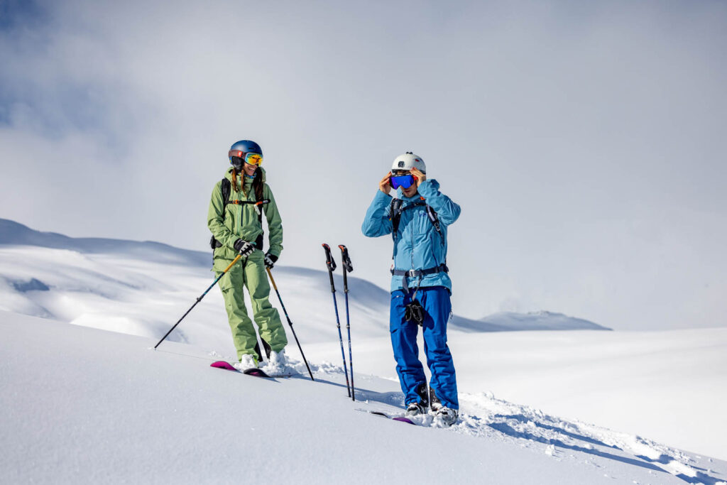 MAJESTY Vadera Carbon women freeride skis on mountain 